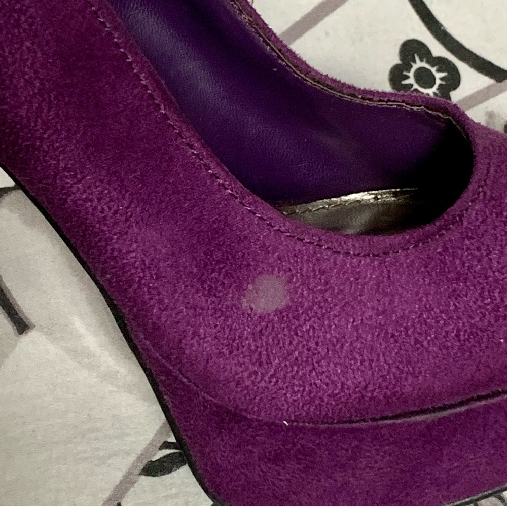 Purple Platform Pumps - Picture 5 of 12